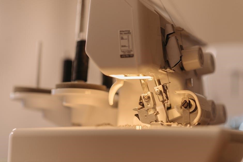 thread guide in sewing machine
